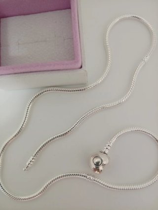 Collar Pandora Corazón para Charms