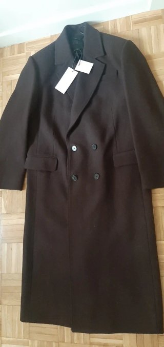Abrigo Oversize de Lana Zara