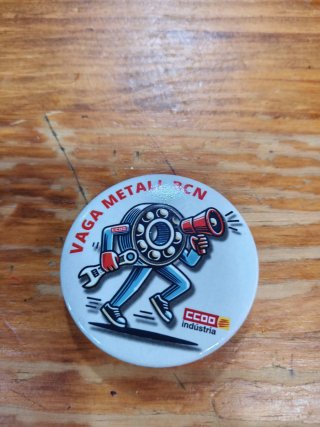 Chapa Vaga Metall BCN CCOO