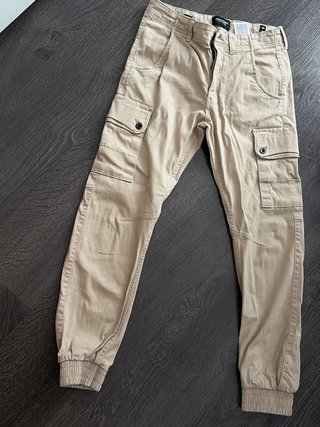 Pantalón Cargo Beige Jack & Jones