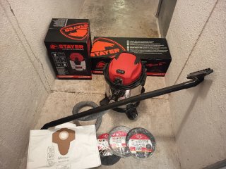 Lijadora de pared y techo (Jirafa) y Aspirador
