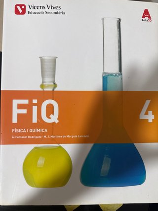 FiQ, Física i química 4, Educació Secundària