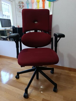Silla de Oficina Steelcase Roja