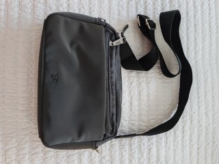 Bolso bandolera casual gris marengo