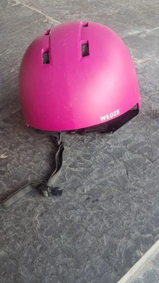 Casco de esquí Wedze rosa
