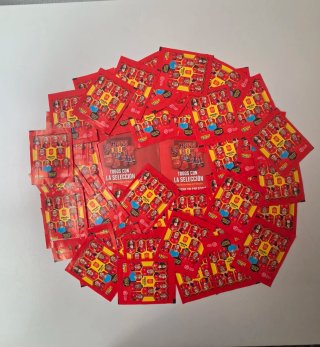 Lote +50 Sobres Selección Española Panini 2026