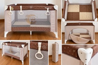 Cuna de Viaje y Parque Infantil Plegable