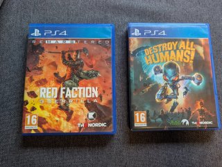 2 Juegos PS4: Red Faction y Destroy All Humans!