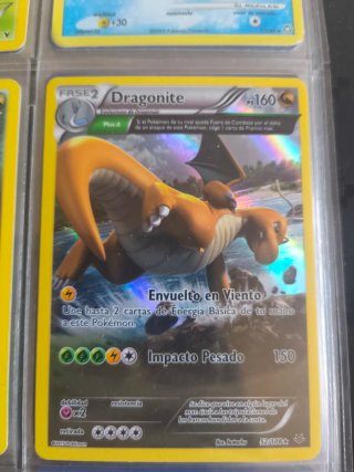 Carta Pokémon Dragonite Holo 52/108 NM