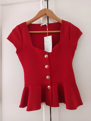 Blusa Roja - Zara