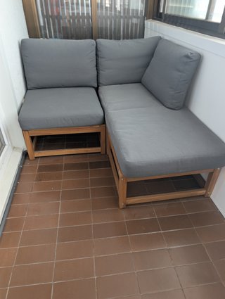 Sofá de exterior IKEA NÄMMARÖ