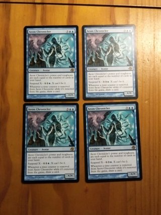 4 Cartas Magic Aeon Chronicler