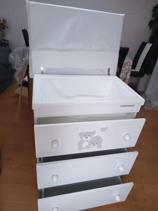 Mueble Cambiador con Bañera Foppapedretti