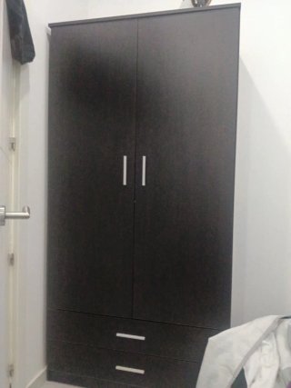 Armario de 2 Puertas y 2 Cajones
