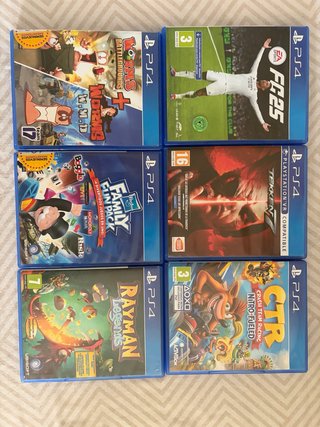 Lote de 6 Juegos para PS4 (PlayStation 4)