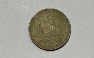 Moneda antigua 10 florines Hungaros. 1994