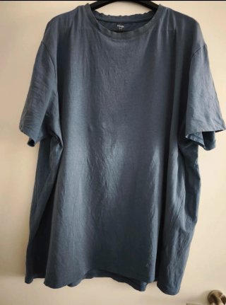 Camiseta Azul Kiabi Talla 4XL