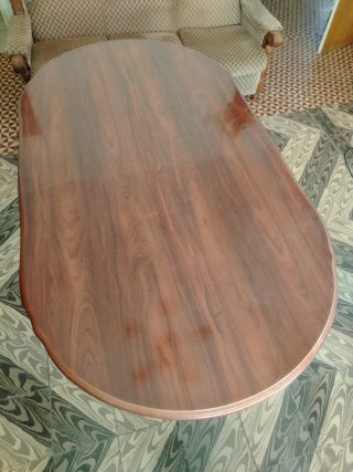 Mesa comedor vintage de madera (extensible)