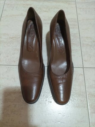 Zapatos de Piel Looky Marrones Talla 37