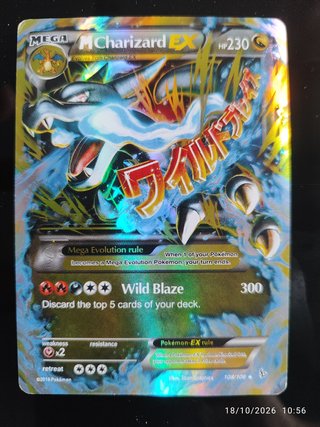 Carta Pokémon M Charizard EX (108/106)