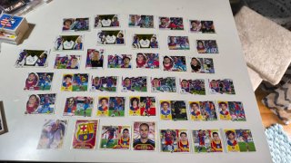 Lote de Cromos de Fútbol F.C. Barcelona +80 cromos