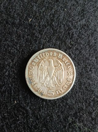Moneda de plata 5 Reichsmark Deutsches Reich 1935