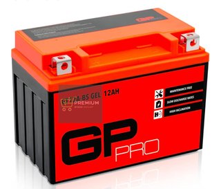 GP-PRO GT12A-BS - Batería de arranque para motos