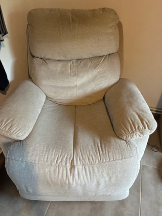 Sillón Reclinable Eléctrico Beige
