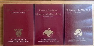 Lote de 3 clásicos de la literatura española
