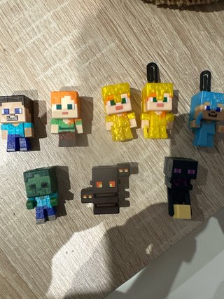 Pack de 8 Figuras Minecraft