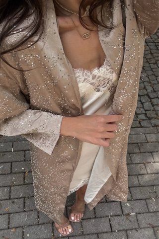 Kimono Zara con pedrería nuevo