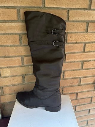 Botas Altas de Piel Marrones