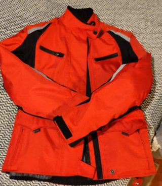 Chaqueta Moto Mujer OnBoard Roja y Negra Talla M