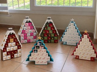 Set Calendarios de Adviento 3D
