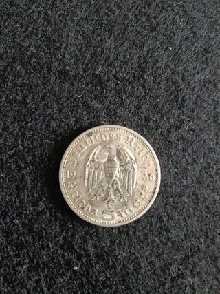 Moneda de plata 5 Reichsmark 1936