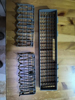 Soportes para lavavajillas (cubiertos y copas)