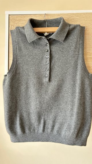 Top de punto H&M gris