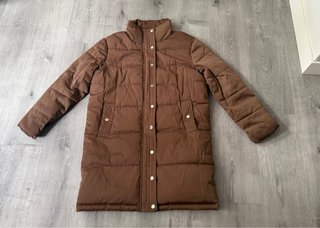 Abrigo de mujer marrón talla S