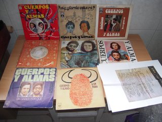 Lote de 8 Vinilos Dúo Cuerpos y Almas