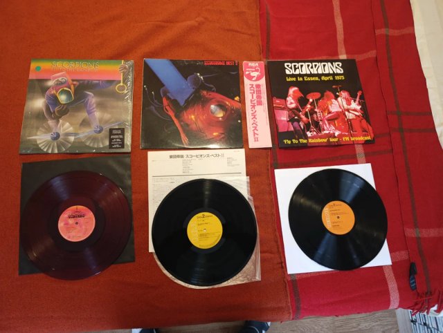 Lote 3 Vinilos Scorpions