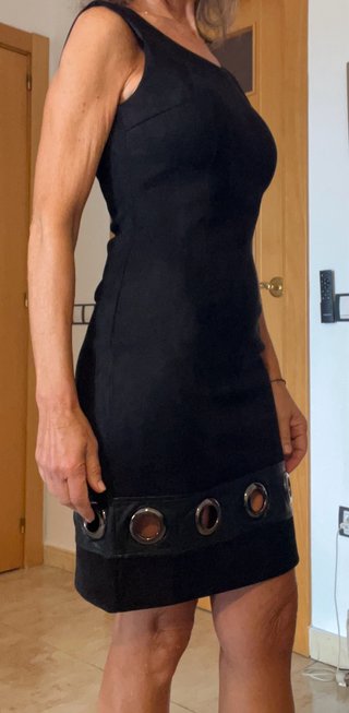 Vestido Negro Aterciopelado