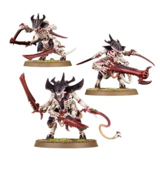 3 Guerreros Tiránidos y enjambre Warhammer matriz