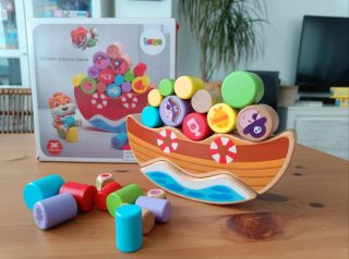 Juego equilibrio madera Lewo +3