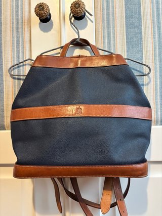 Mochila del Caballo Azul y Marrón