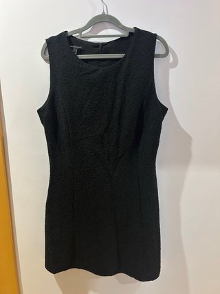 Vestido corto negro Mango