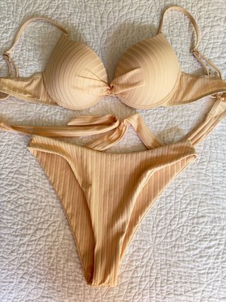 Bikini Beis Texturizado