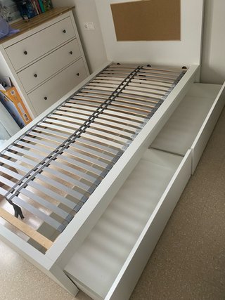 Cama Malm Ikea con cajones