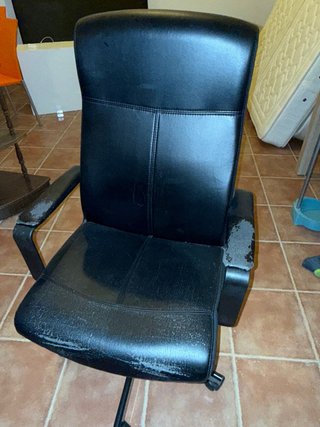 Silla de escritorio ordenador negra Milgerbet