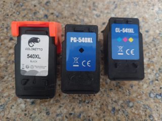 Cartuchos de Tinta PG-540XL y CL-541XL