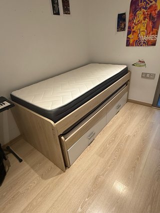 Cama Nido 190x90 cm + cajonera